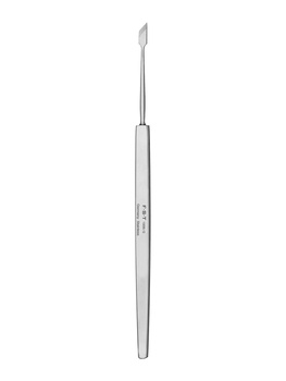 Dissecting bone chisel - angled, 12.5 cm, 5 mm cutting edge