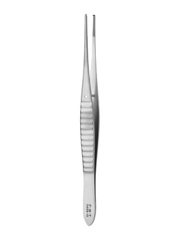 Gillies forceps - 1x2 teeth, straight, 15 cm