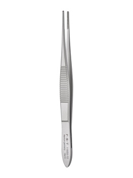 Graefe forceps - serrated, straight, titanium