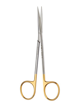 Metzenbaum Fino scissors - Tungsten Carbide, curved, ultra fine, blunt-blunt, 14.5 cm